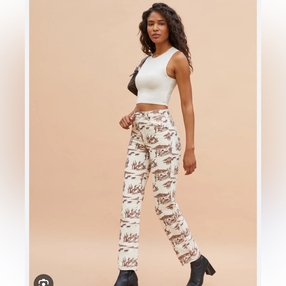 Reformation Sonora High Rise Straight Jeans